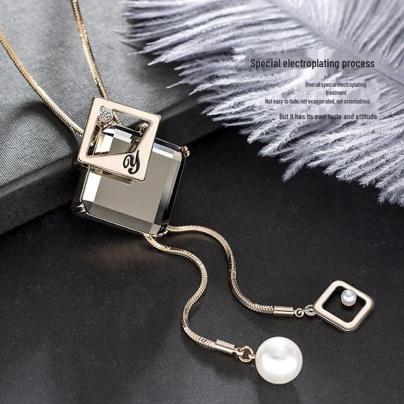 

2021 Новое женское универсальное высококачественное декоративное ожерелье-свитер с подвеской