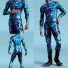Unisex Cyber ​​Punk 3D digitální tisk Halloween Party Role Play Outfit Ženy Muži Cosplay Kostýmy Karnevalová kombinéza