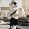 Astronaut Figurines Creative Miniatures with Moon Light Modern Sculptures Living Room Ornaments Home Decoration Accessories