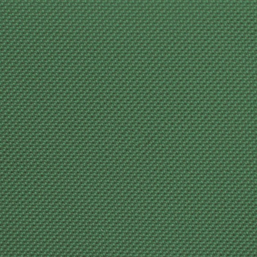 Folding Sun Lounger with Cushion Dark Green