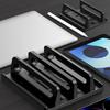 Dual-Slot Adjustable Vertical Laptop Stand Abs Plastic 4In1 Design Space-Saving For Macbook Chromebook Surface Hp Dell Book Ipad