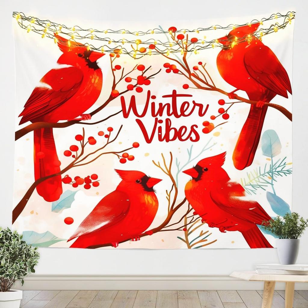 Christmas Tree Winter Morning Wall Hanging Tapestry Christmas Wall Hanging Tree Wall Hanging Gorgeous Christmas Tree Fireplace Gifts