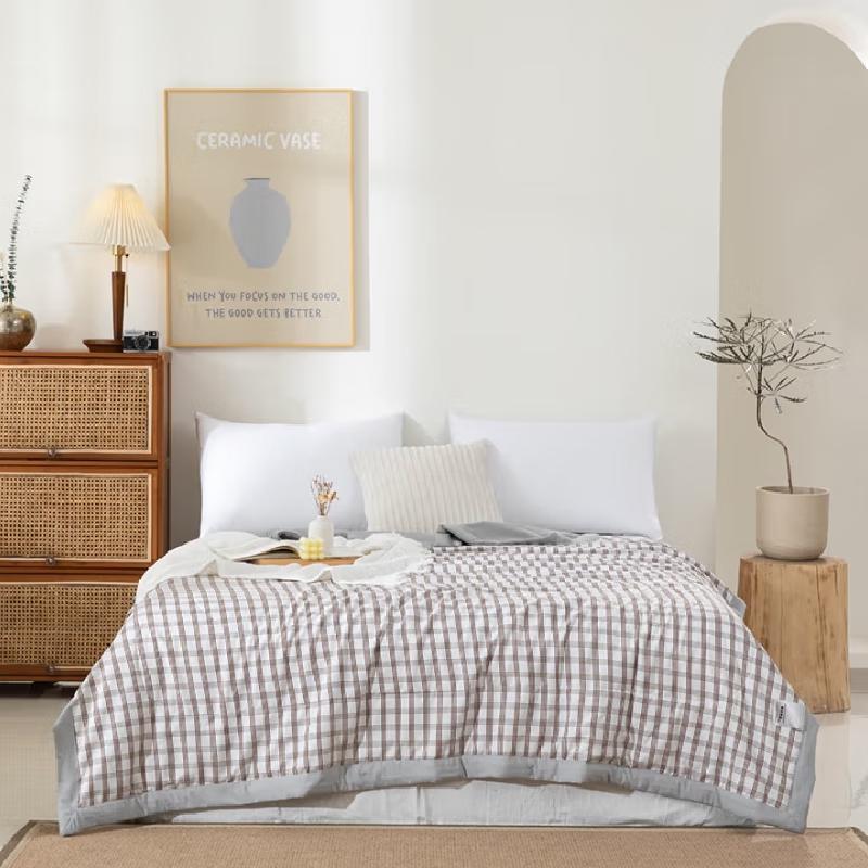 Muji Washed Cotton Linen Summer Quilt