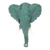 Elephant Head Single Wall Hook American Retro Style Lifelike Details Animal Shaped Coat Hat Hook