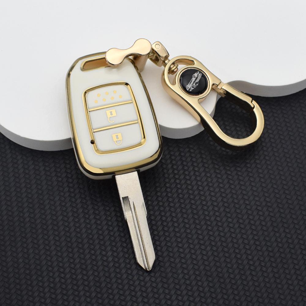 Soft TPU Car Remote Key Case Cover Keychain for Honda Accord Civic CRV HRV HR-V Jazz 2013 2014 2015 2016 Key Fob Shell Protector