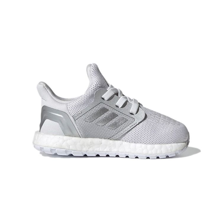 NASA X Adidas UltraBoost 20 Infant Dash Grey Baby Sneakers Silver-Metallic Halo-Silver FZ2928