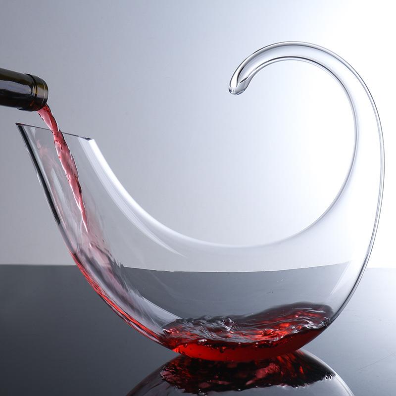 Skorpion Dekanter Kristallglas Handgeblasen Kreativer Hahn Wein Dekanter für Rotwein Belüfter