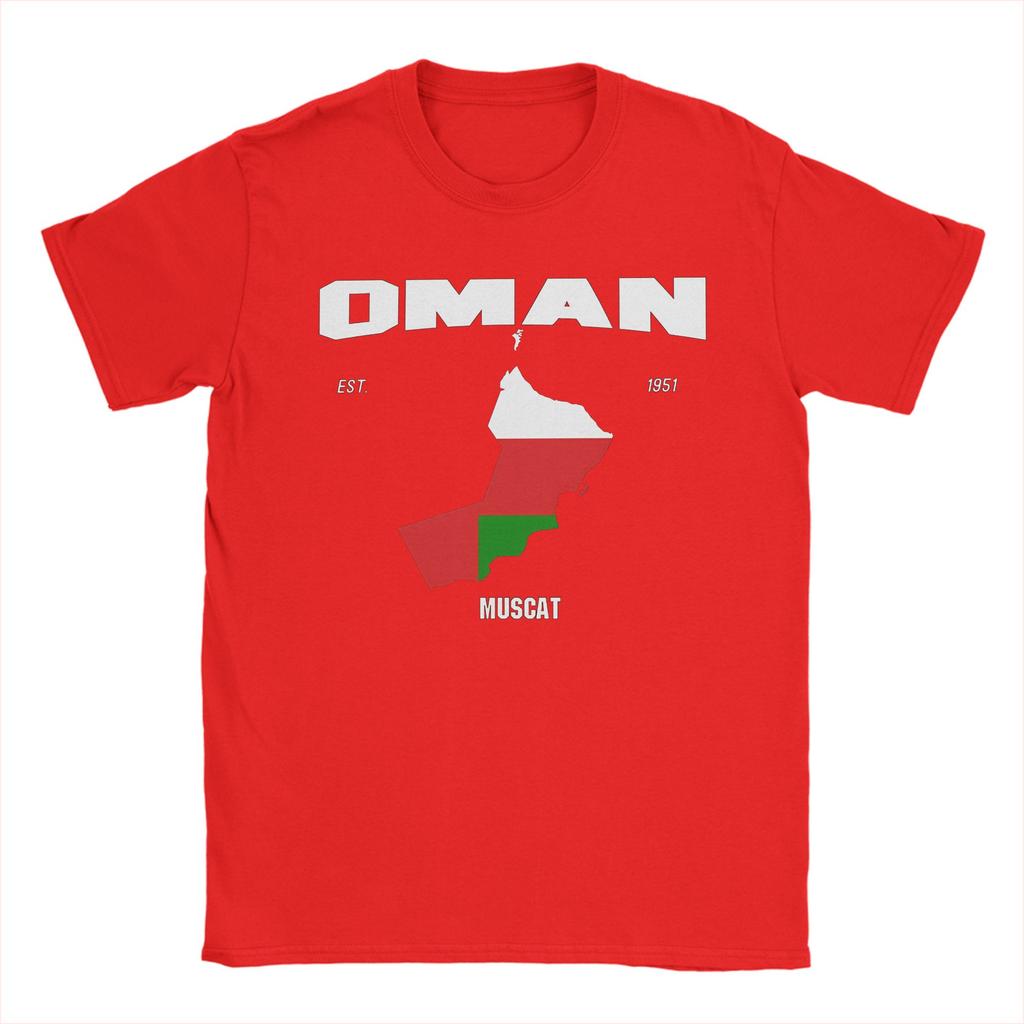 Oman Flag T Shirt Summer Oman Map Omani National Day Cotton T Shirts For Men Popular Print Tee Shirt Short Sleeve Awesome Tees