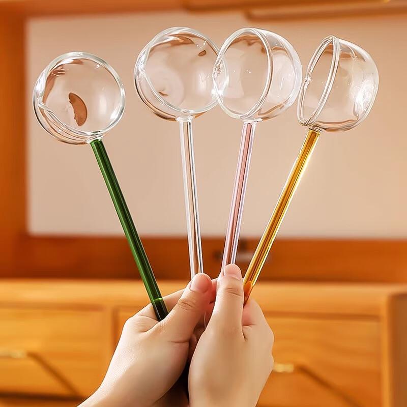 High Borosilicate Glass Soup Spoons