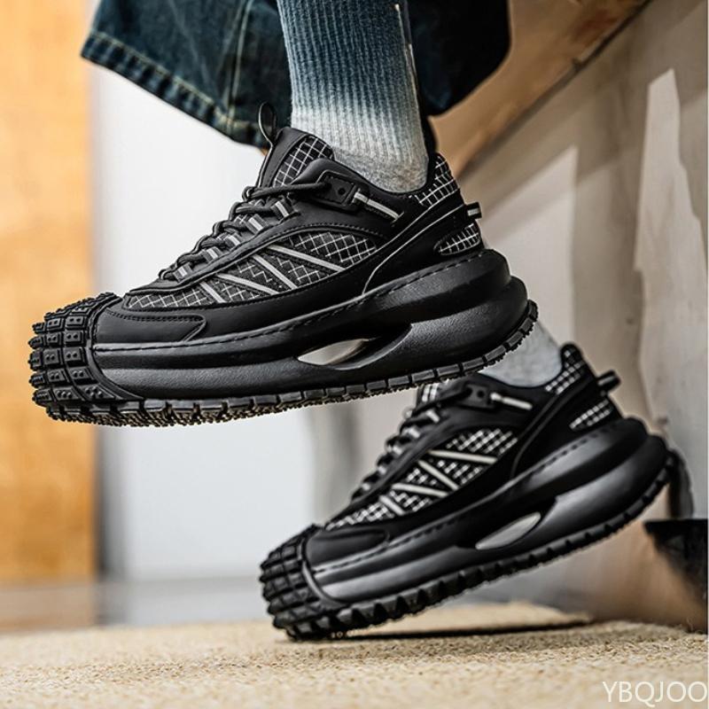 

Весенне-осенние модные тенденции Универсальная мужская спортивная и повседневная обувь на толстой подошве, увеличивающая рост, дышащая мужская обувь 44