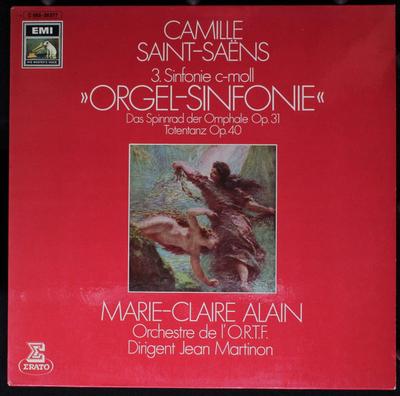 LP Record CAMILLE SAINTSANS  MARIECLAIRE   Symphony No. 3 In C Minor Organ Sy 1C06328277 Die Stimme Sein Germany Classical Used