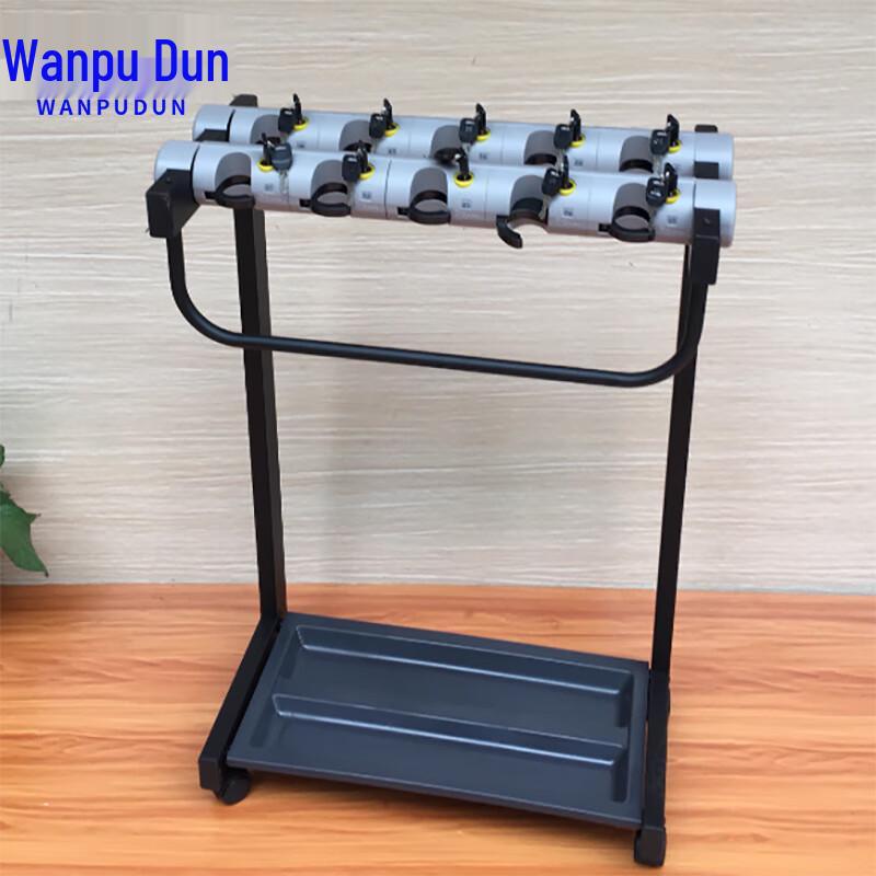 Commercial 10-Slot Lockable Umbrella Stand