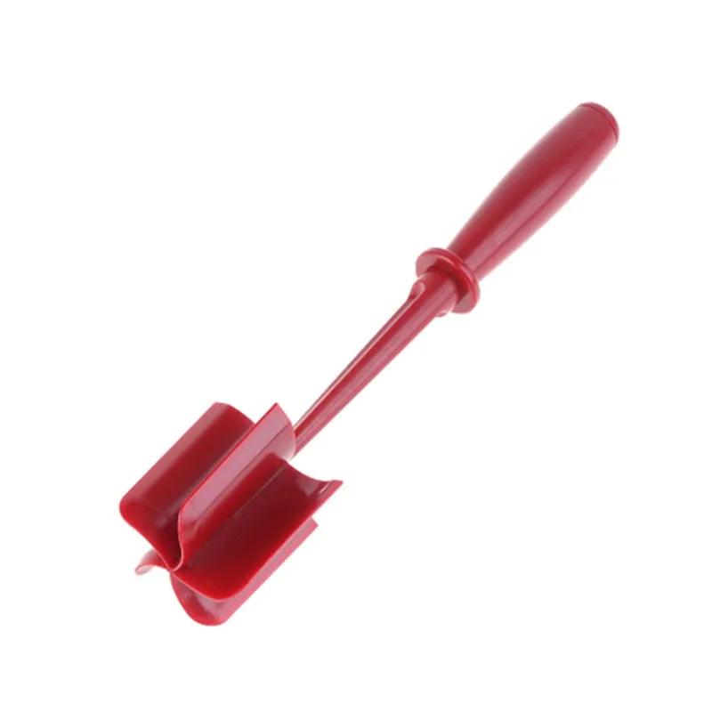 1pcs Meat Chopper Ground Beef Masher Agitator Spatula for Hamburger Chopped Potato Masher Cutter Mixer Tool Kitchen Gadget