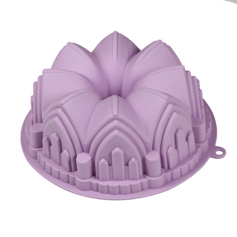 Crown Cake Mold Large Castle Silicone Cake Mold DIY Crown Kitchen Baking Mold