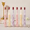 Sweet Heart Shaped Jelly Lip Balm Set of 6, Nutritious Lip Oil Mirror Lip Balm Heart Shaped Lip Oil, Moisturizing Lip Balm Tinted Lip Balm Gift Set