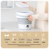 Compact Folding Mini Washing Machine for Students - Perfect for Underwear and Socks.