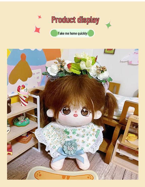 Little Yun 20cm Cotton Plush Doll - Children's Gift & Stuffed Toy with Clothes