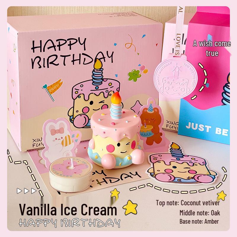 Aroma Candle Gift Set with Music Box - Perfect Birthday or Christmas Gift for Girls