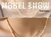 Abstract Art Irregular Pendant Freshwater Pearl Necklace for Women - Gold-Plated Titanium Steel