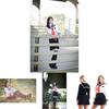 Elegant Women's Long Sleeve School Girl Uniform Sailor Dress For Cosplay Enthusiasts