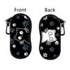 Cute Cat Soft Eyeglasses Case Cute Ultra Light Neoprene Sunglasses Case With Belt Clip,Soft Reading Glasses Case Women Men