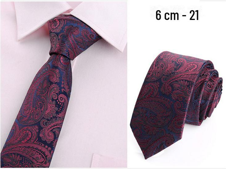 Men's Korean Style Polyester 6cm Business Ties
