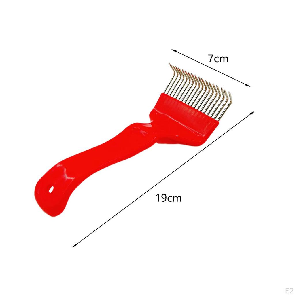 21 Pin 90 Degree Crank Fork for Beekeeping Tine Uncapping