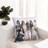 Federa Cuscino Kpop Girl B-Babymonster Stampa Poliestere Copricuscino Regalo Copricuscino da Divano Casa Cerniera 40X40cm