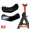 Universal Jack Anti-slip Cap Pad 1Pai Car Slotted Lift Jack Stand Rubber Pad Floor Adapter Frame Rail Pinch Lifting Repair Tools