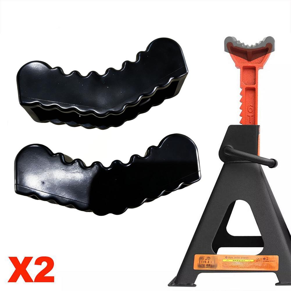 Universal Jack Anti-slip Cap Pad 1Pai Car Slotted Lift Jack Stand Rubber Pad Floor Adapter Frame Rail Pinch Lifting Repair Tools