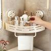 1 Bathroom Corner Shelf, No Drilling Required, Adhesive Shampoo Rack, Neatly Organizes Bath Products, Bathroom Shelf,Bathroom Storage and Organization