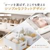 Soft Material That Wont Damage furnitureEasy Carry Handles RYOHIN Lab. Storage Box Small Item Holder No Corners Plastic PE Case Stackable Closet Desk