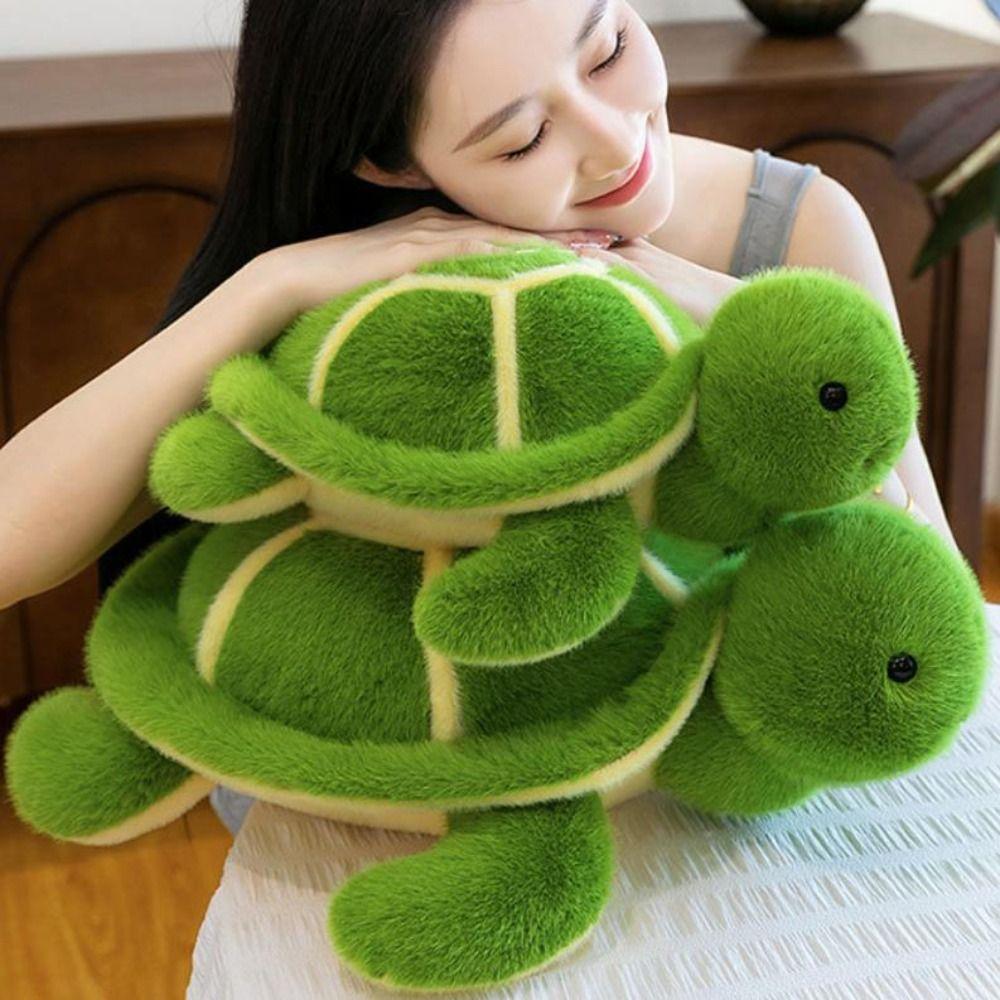 Fluffy Turtle Plush Toys Collection Turtle Animal Plush Doll Turtle Stuffed Doll  Car Decor