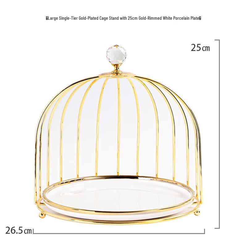 

Nordic Ceramic Birdcage Dessert Stand