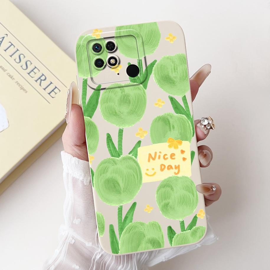 For Xiaomi Redmi 10C Case Cute Panda Rabbit Cartoon Matte Back Cover For Xiaomi Redmi 10 Power Shockproof Bumper Redmi10C Fundas