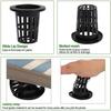 25-100x Hydroponic Pot Net Cups Garden Soilless Cultivation Slotted Mesh Net Cup Plastic Plant Rooter Grown Baskets Nursery Pots