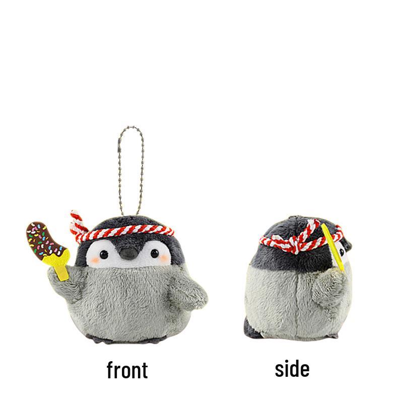 Genuine Plush Penguin Keychain - Japanese Style Cute Backpack Accessory & Positive Energy Bag Charm