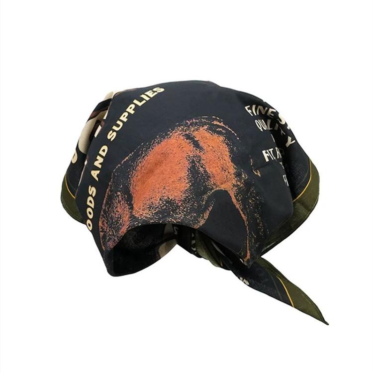 

2026 Street Dance Hip Hop Punk Headband Vintage Bandana Scarf Men Women Outdoor Multifunction Printing Head Wrap