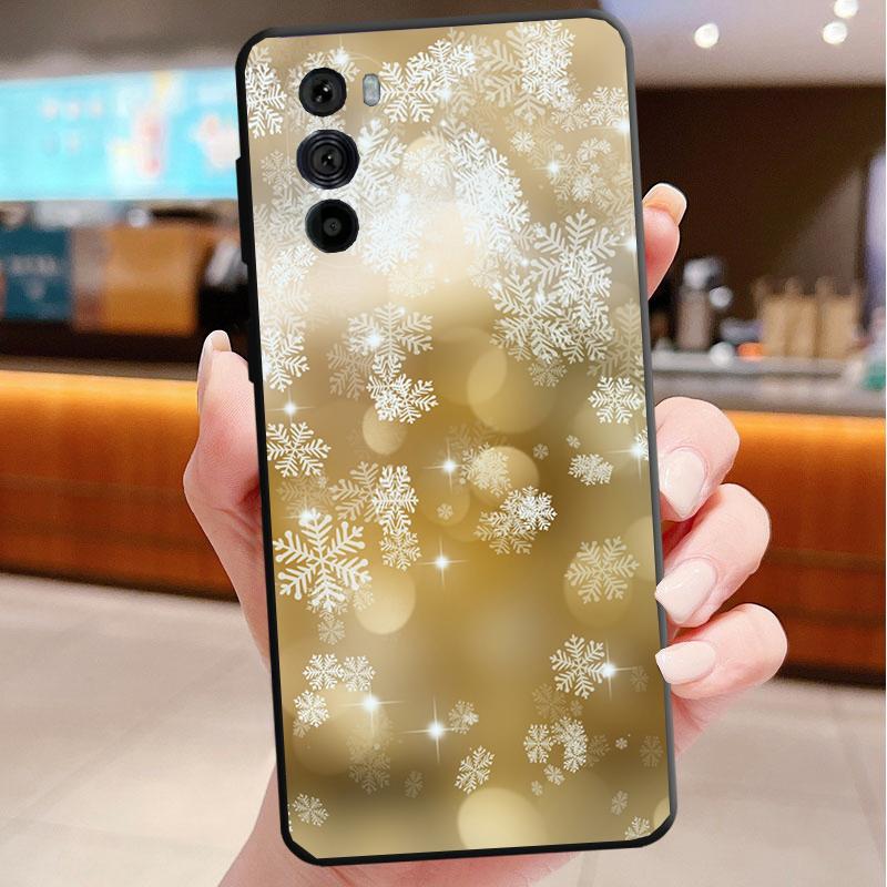 Phone Case For Motorola Edge 50 40 Pro 60 50 40 30 Ultra Neo Fusion Moto G85 G72 G53 G54 G84 G13 G32 Snow Winter