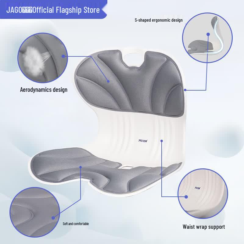 Jiaao Ergonomic Memory Foam Seat and Back Cushion