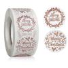 100-500Pcs High-Quality Rose High-Quality Gold High-Quality Merry High-Quality Christmas High-Quality Stickers Self-Adhesive High-Quality Holiday
