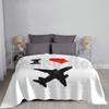 Blanket Love To Travel Airplanes Cool 1997 Airplanes Love Travel Travelling