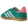 adidas Gazelle Indoor Collegiate Yeşil Pembe Bayan Spor Ayakkabı-Beyaz Lucid-Pembe IG5929