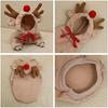 Winter pet warmer, hooded fruit pattern velvet dog jacket