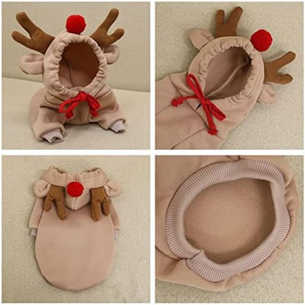Winter pet warmer, hooded fruit pattern velvet dog jacket