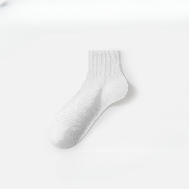 Женские летние тонкие сетчатые дышащие носки-трубы 1 pair белый