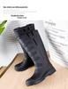 Men's Waterproof Non-Slip High-Top Rubber Rain Boots for Fishing and Car Wash
