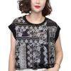 2026 Summer Casual Loose Fit Short Sleeve Round Neck T-Shirt for Young Moms