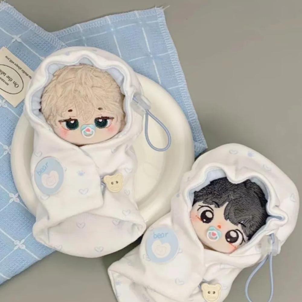 Cloak 10cm Cotton Doll Swaddling Clothes Swaddling Doll Dress Up Set  10cm Cotton Doll