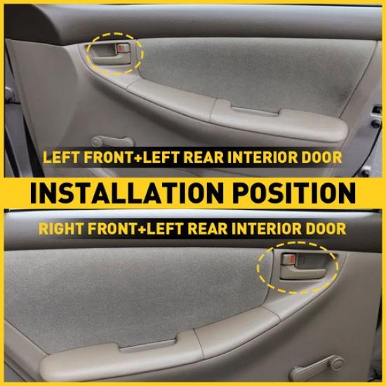 2/4Pcs Ide Interior Door Handle LH RH Side For Corolla Toyota Matrix Beige